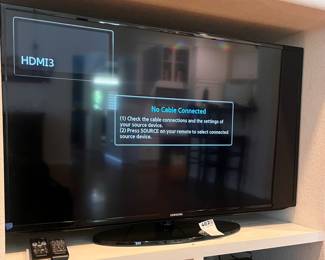 Samsung 46-Inch LCD Television with Remote Control and More