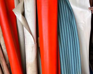 Vintage car upholstery