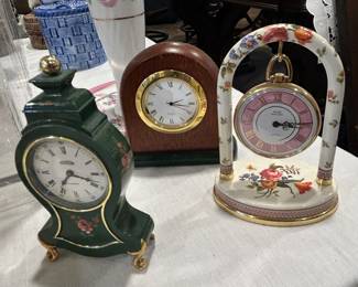 Avon clock and others
