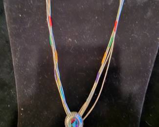 Gorgeous Sterling necklace and earrings.