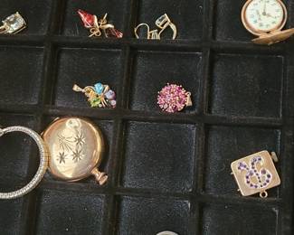 Assorted Gold watches and jewelry