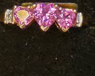One of several Gold rings from the early 2000s with the original tag. New old stock.