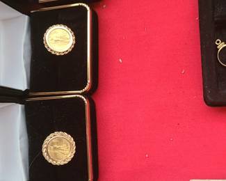 Assorted Gold coin rings