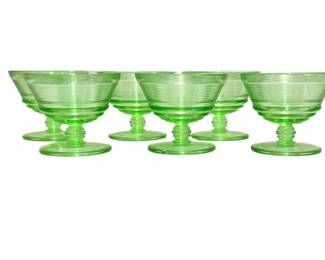 Uranium Sherbert Glasses