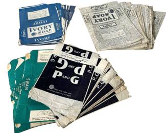 Vtg and antique Soap labels