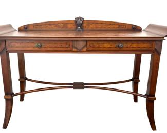 Mahogany Console Table with Inlay