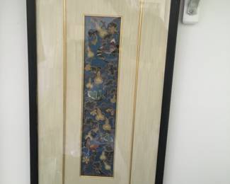 FRAMED CHINESE FORBIDDEN STITCH
