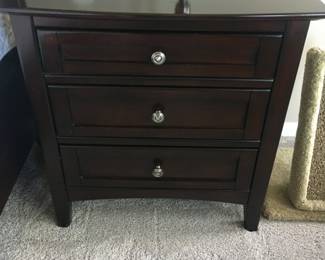 ONE OF TWO ASPEN NIGHT CHESTS