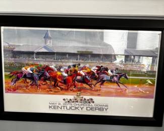 KENTUCKY DERBY FRAMED PICTURE