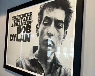 BOB DYLAN FRAMED POSTER
