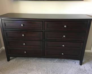 ONE OF TWO ASPEN SIX DRAWER CHESTS