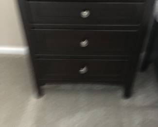 ONE OF TWO ASPEN NIGHT CHESTS