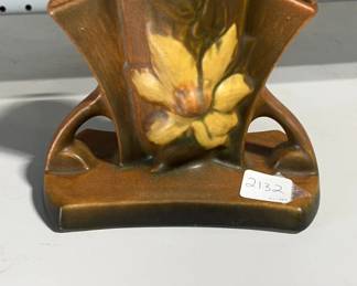 Roseville Pottery Clematis Flower Arranger 192-5
