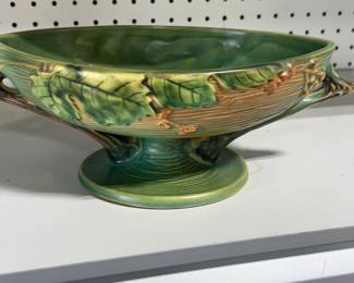 Roseville Pottery Bushberry Compote 1-10 FB