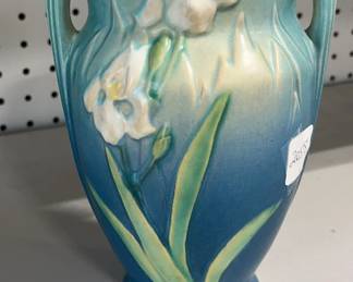 Roseville Pottery Iris Vase