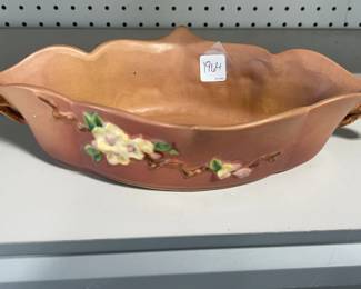 Roseville Pottery Apple Blossom Center Bowl
