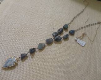 Labrodite Arrowhead Necklace