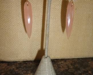 Pink Chalcedon Earrings