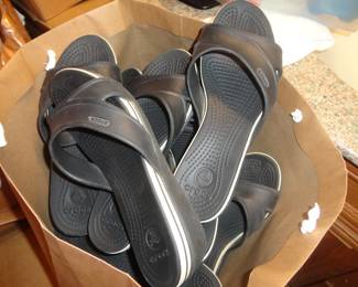 Bag of Crocs Size 8/9