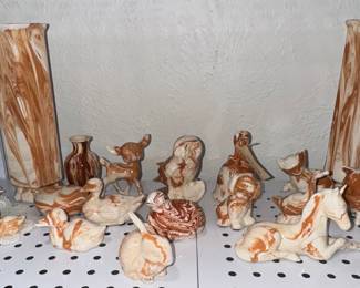 Alabama and Tennessee Clay figures