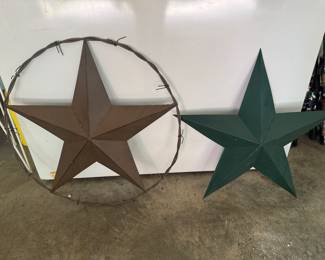 Large tin stars