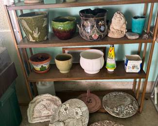Planters & stepping stones