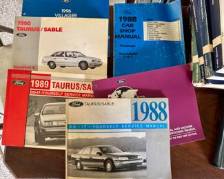 Vintage car manuals