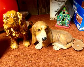 Dog statues
