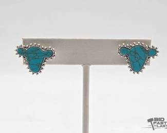 710 Cow Shaped Earrings Costume Jewelry