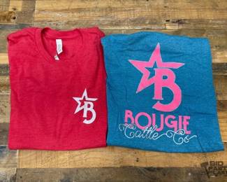 1026 2 Small Bougie Cattle Company TShirts