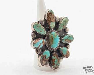 230 Native American Sterling Silver Statement Ring, 21g