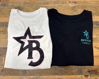 1022 2 Bougie Cattle Company Long Sleeve Shirts