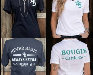 1015 2 2XL UniSex Boogie Cattle Company Shirts