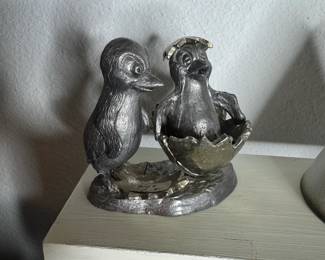 Pewter Hatching Birds