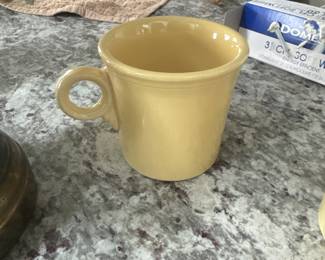Fiesta D Handle Mugs (Qty 5). Also have other colors in the square bottomed mugs