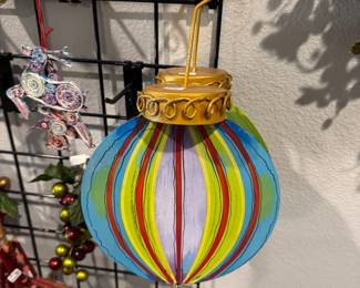 Large Metal Ornaments with Stakes