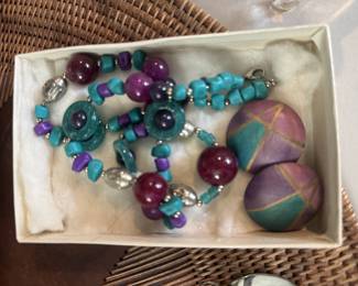 Necklace and Earrings