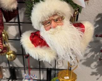 Santa Hanging