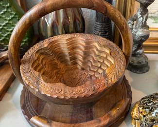 Collapsible Wood Bowl