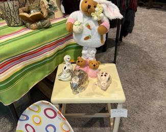 Easter Decor and Step Stool