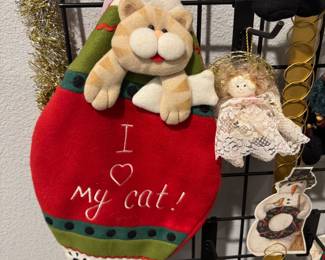 I Love My Cat Stocking