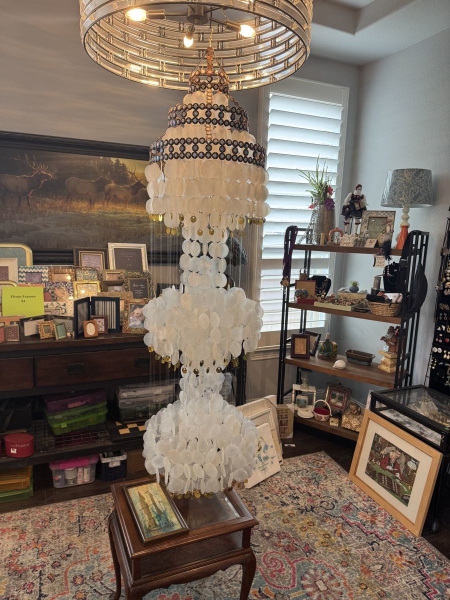 Capiz Shell Ceiling Fixture (No lights)