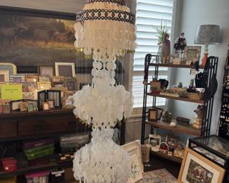 Capiz Shell Ceiling Fixture (No lights)