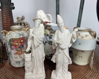 Japanese White Figurines