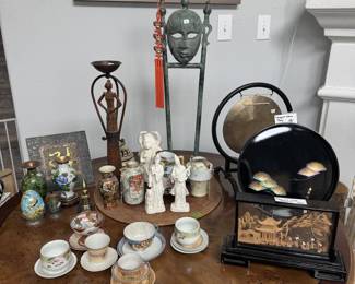 Asian Table with Gong and more beauties