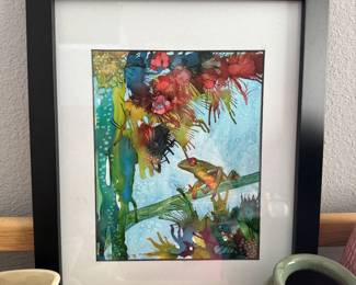 Tree Frog Alcohol Paint Original