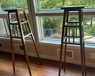 Craftsman style plantstands.  Two (2) available.