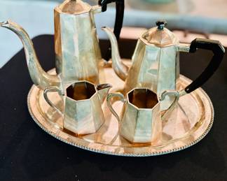 Sterling Tea Service and tray