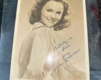 Nancy Coleman signed photo