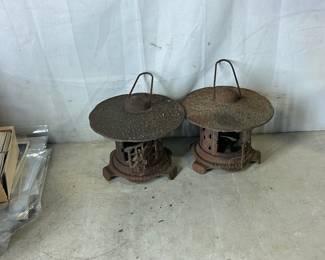 Asian candle holders